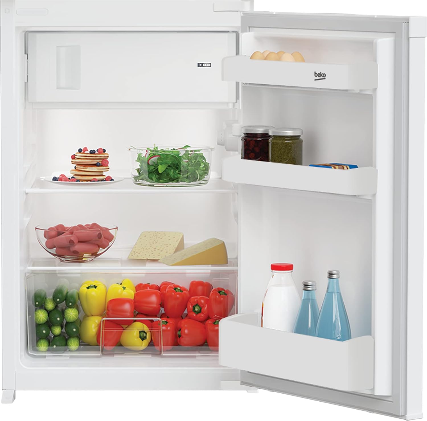 Beko B1754N -Integrierbarer Kühlschrank, nur 35 dB(A) leiser Betrieb