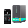 Marstek B2500 Balkonkraftwerk mit Speicher: 0% MwSt, 1600 W Max. PV Solareingang & 800 W DC-Ausgang, App-Steuerung, 2 MPPTs, IP65