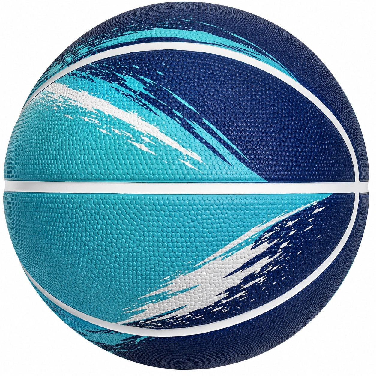 Nahtloser Outdoor-Basketball Blau/Türkis 75 cm