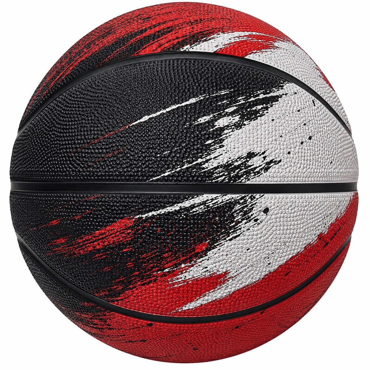 Outdoor Basketball Rot/Schwarz/Weiß