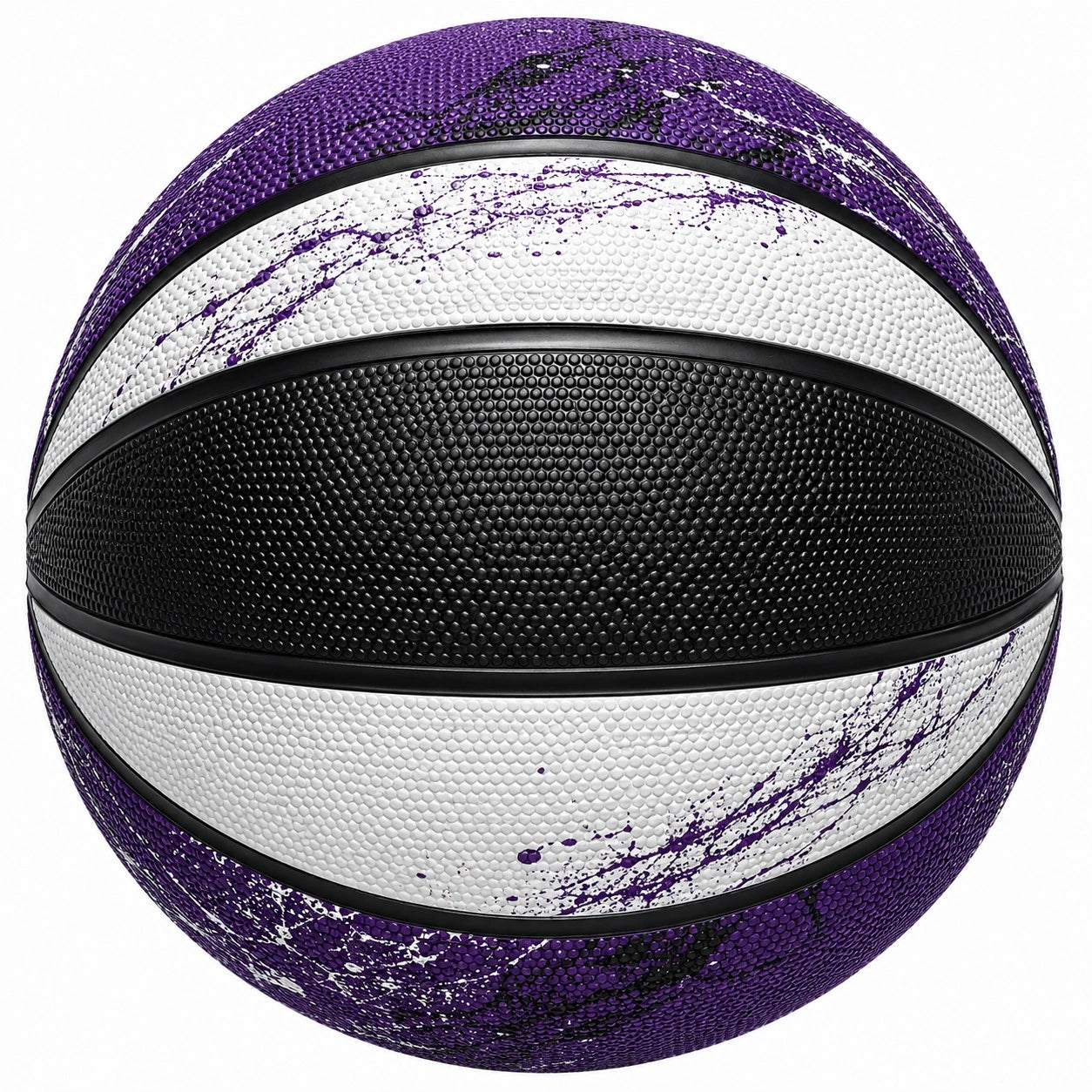 Outdoor Basketball Größe 7 Lila/Schwarz/Weiß
