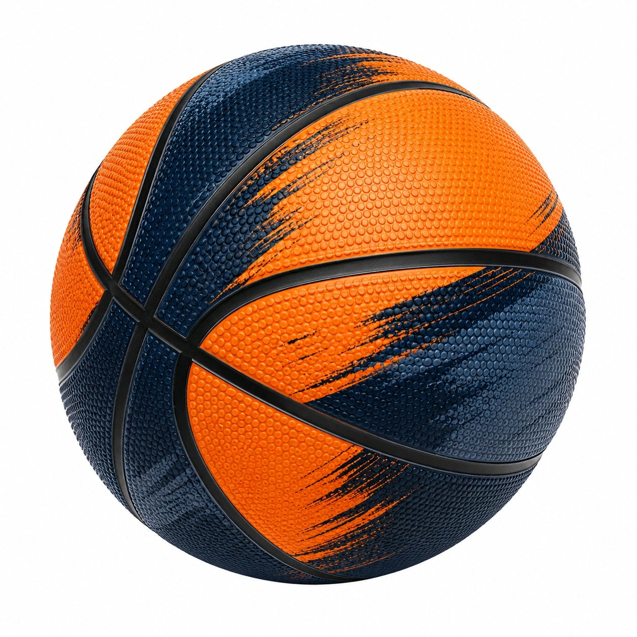 Basketball für Innen- und Außenbereich, Orange/Blau