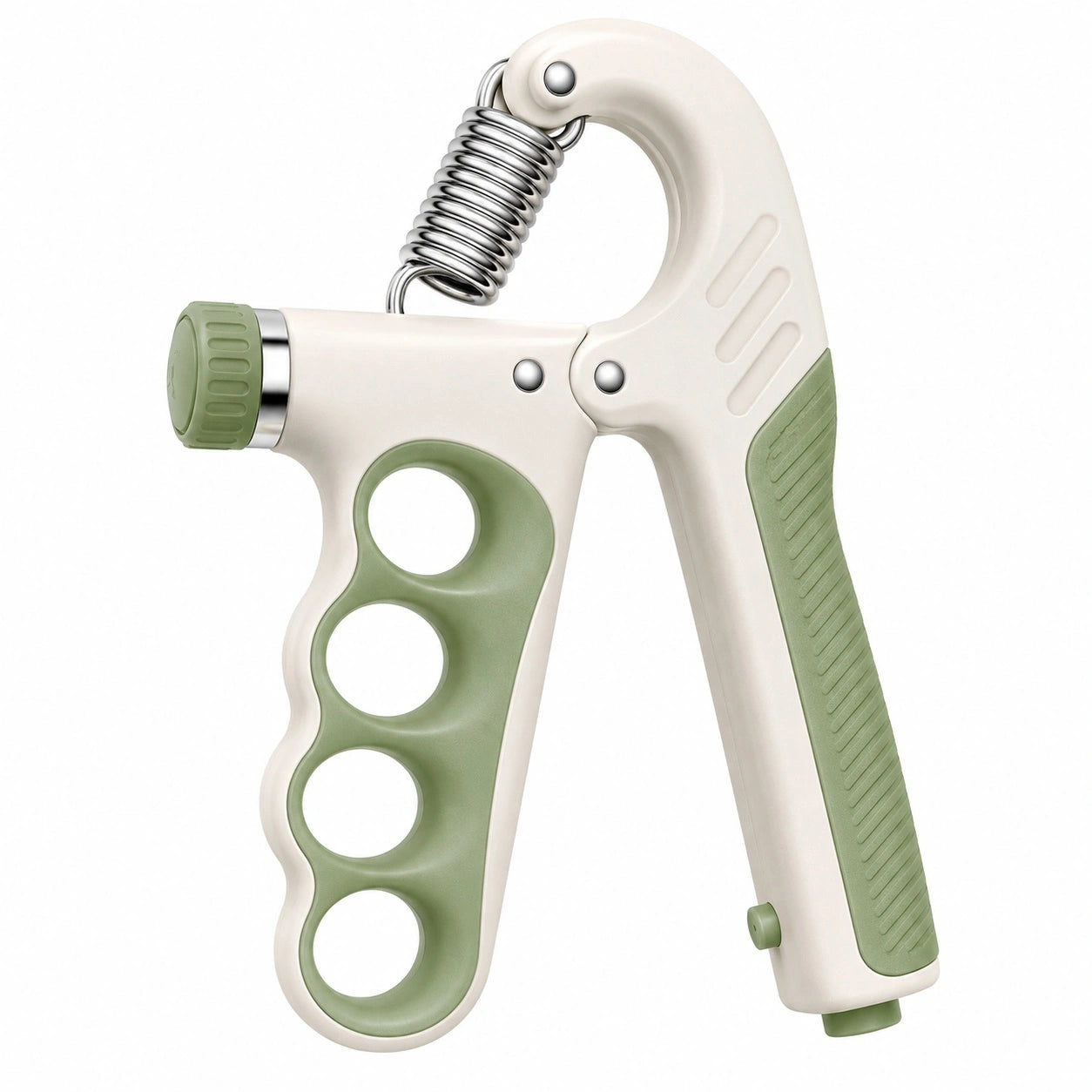 Ergonomischer Handtrainer mit einstellbarem Widerstand Beige/Grün