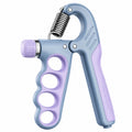 Verstellbarer ergonomischer Handgrifftrainer lila/blau