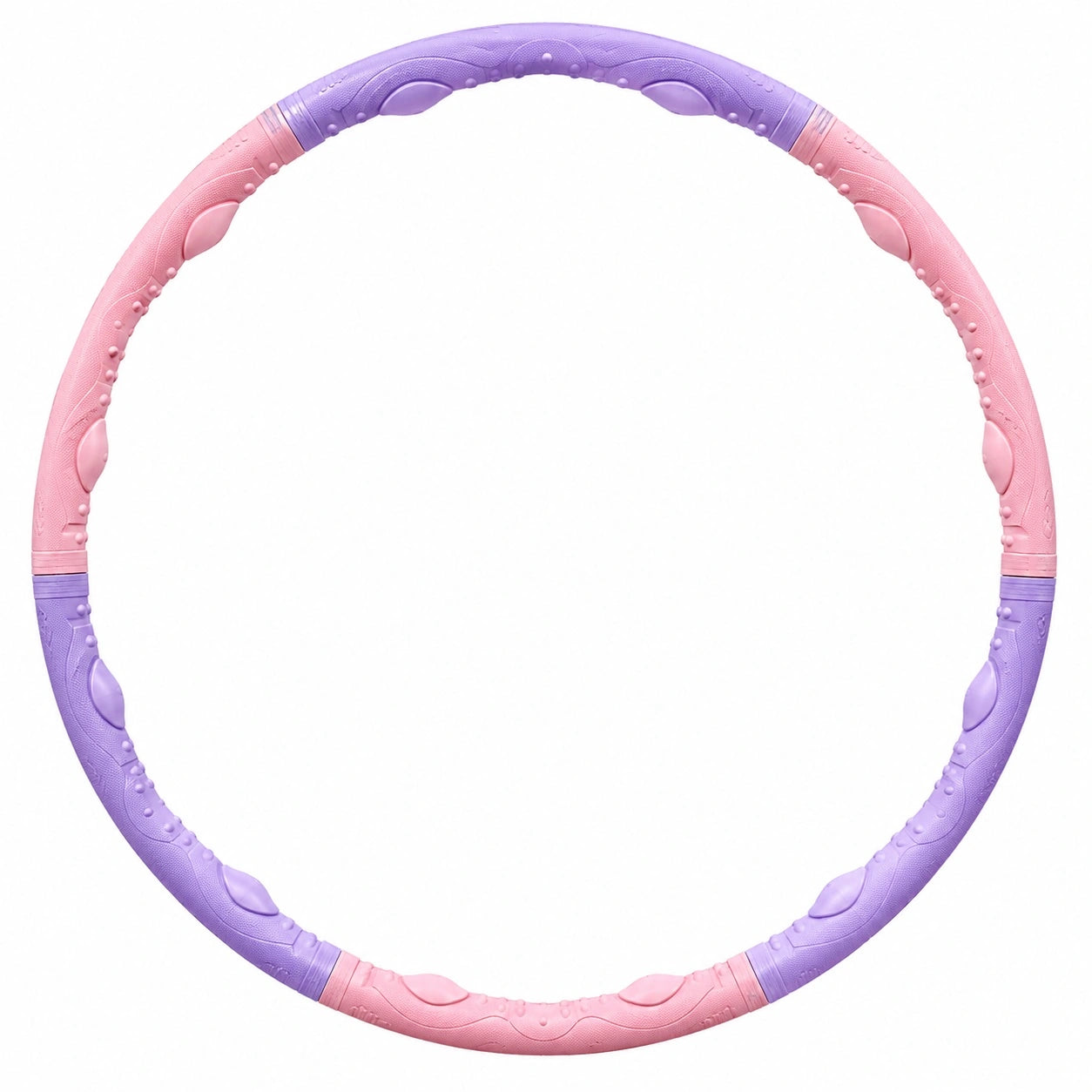 Fitness-Hoop mit Massagefunktion 100cm Rosa/Lila
