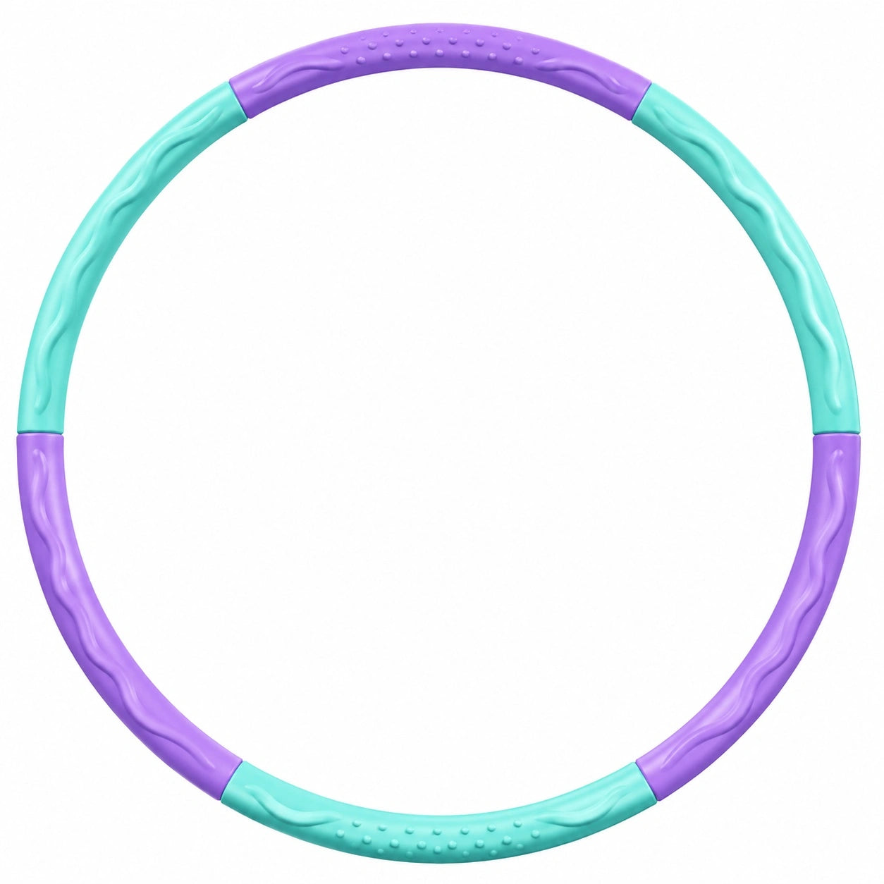 Hula-Hoop-Reifen Fitness 100 cm Türkis/Violett