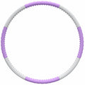 Massage Hula Hoop 100 cm Lila und Weiß
