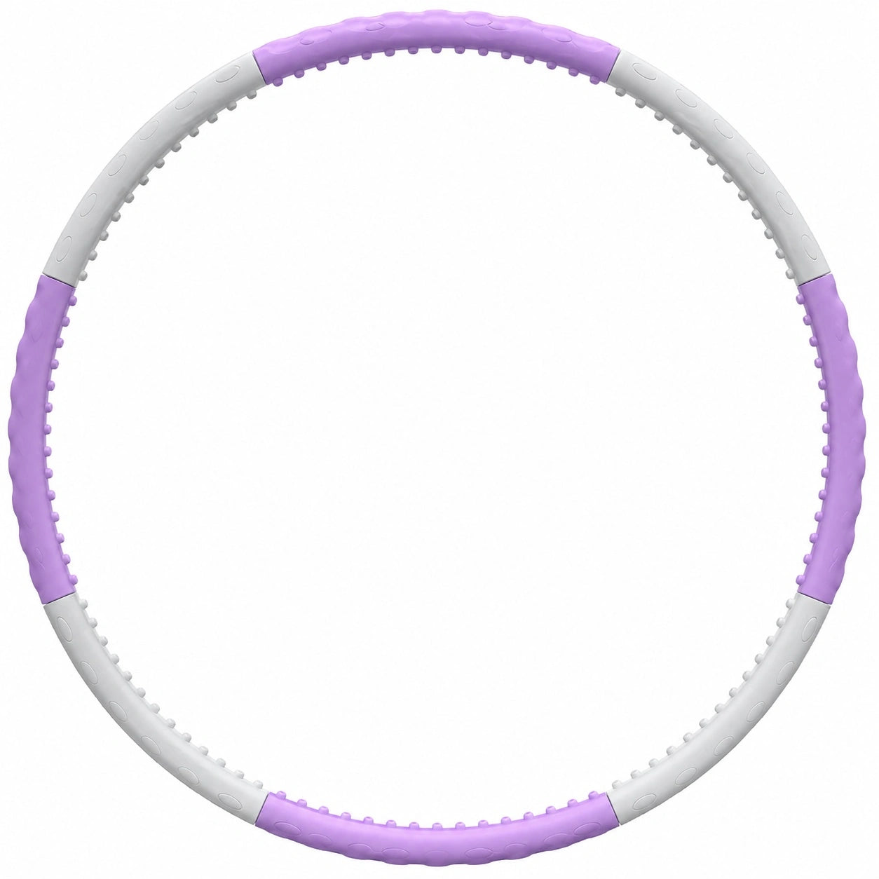 Massage Hula Hoop 100 cm Lila und Weiß