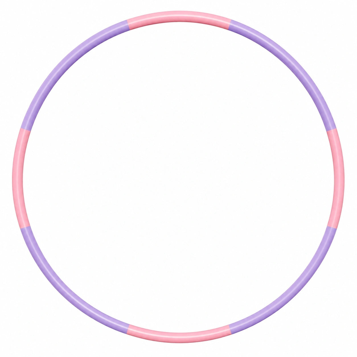 Hula Hoop Fitness Reifen 100 cm Rosé/Violett