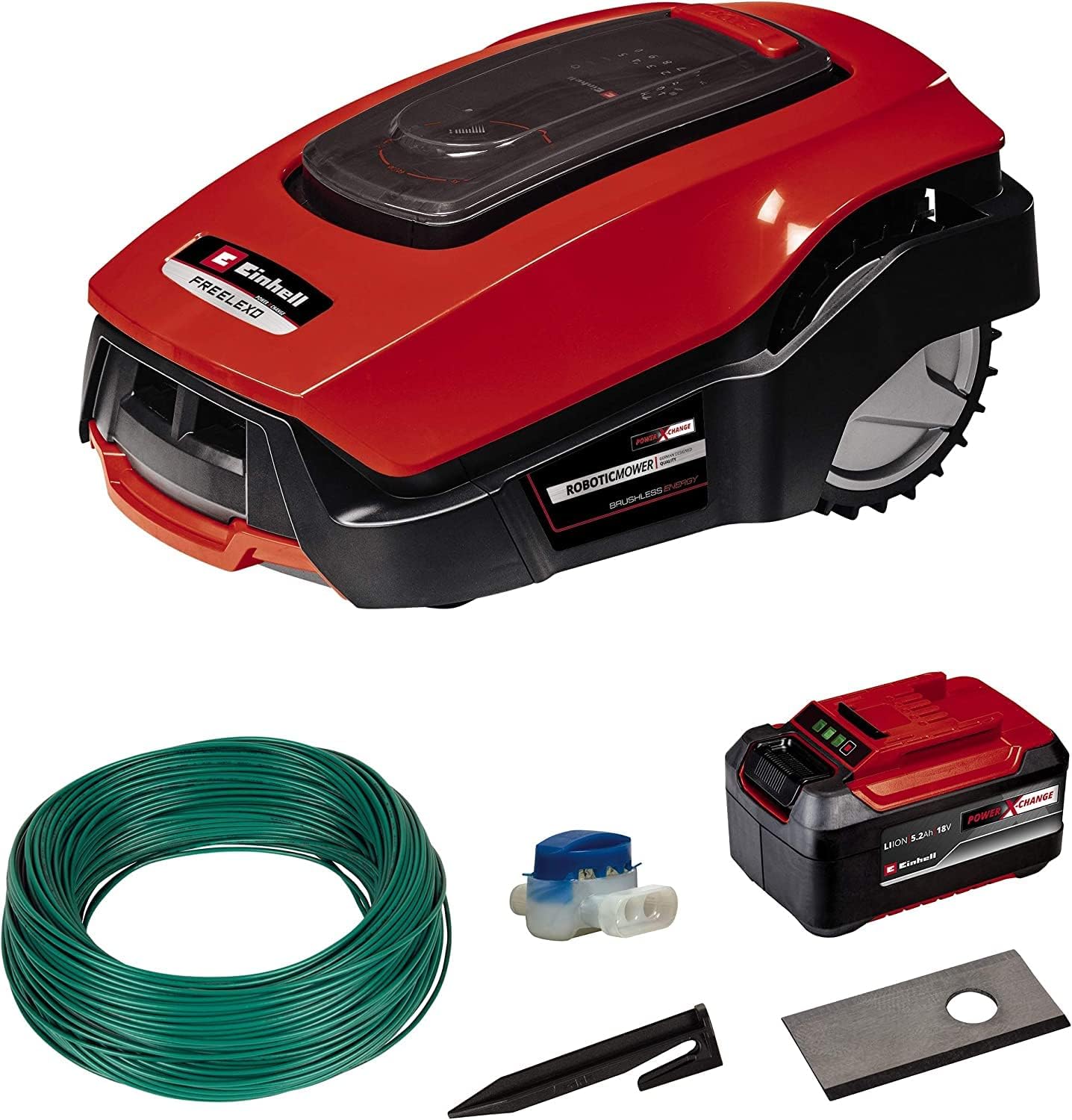 Einhell Mähroboter, Bluetooth App-Steuerung, Display