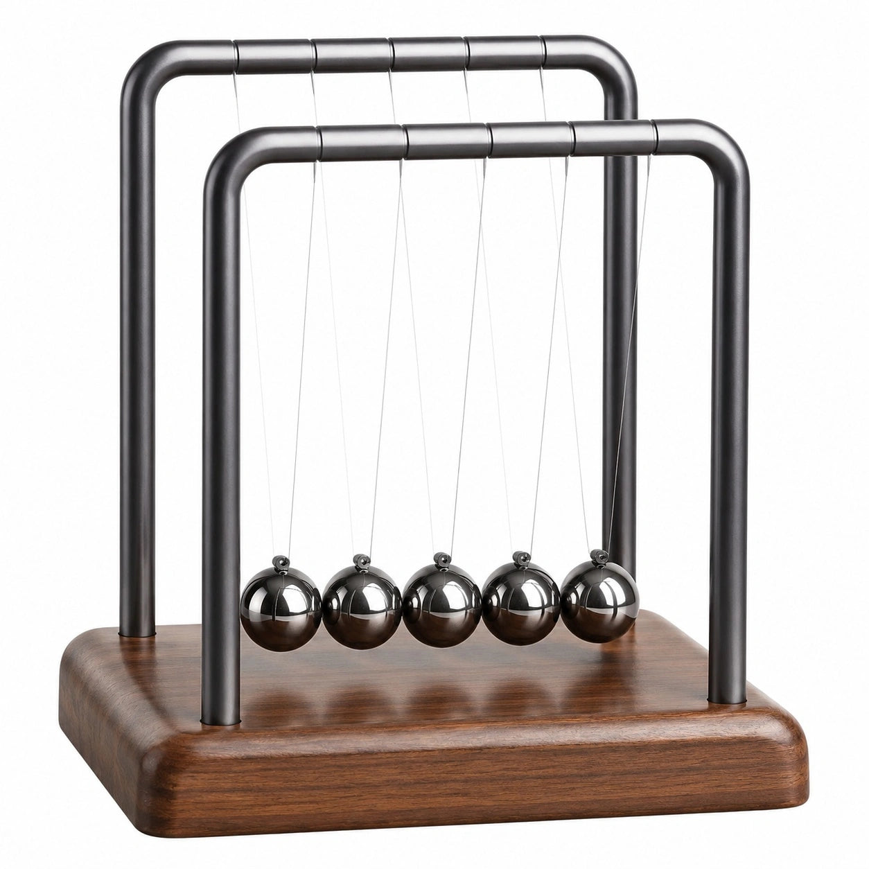 Newton Pendel Tischspielzeug Silber/Braun
