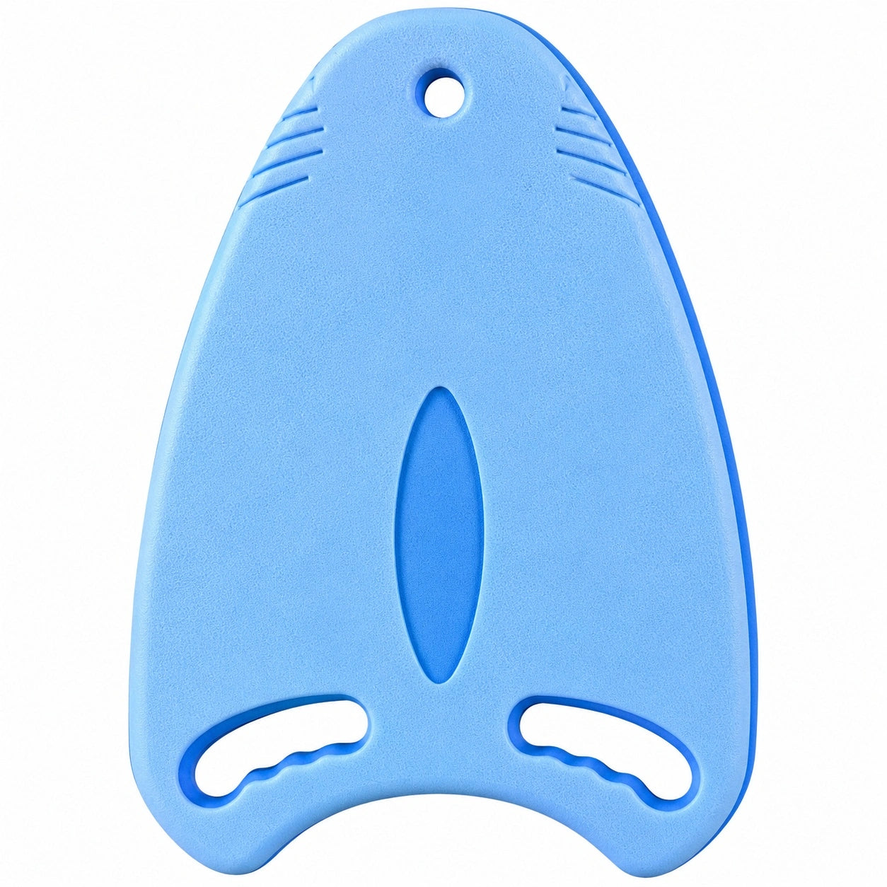 Ergonomisches Schwimmbrett Blau mit Griffen 45x30 cm