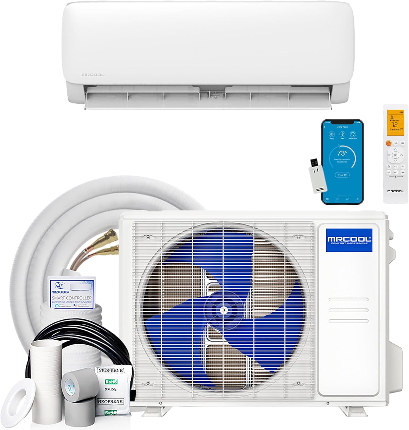 MRCOOL 18000 BTU 230V Ductless Inverter Mini Split Klimaanlage, Inverter