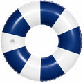 Aufblasbarer Schwimmring Blau/Weiß 90cm