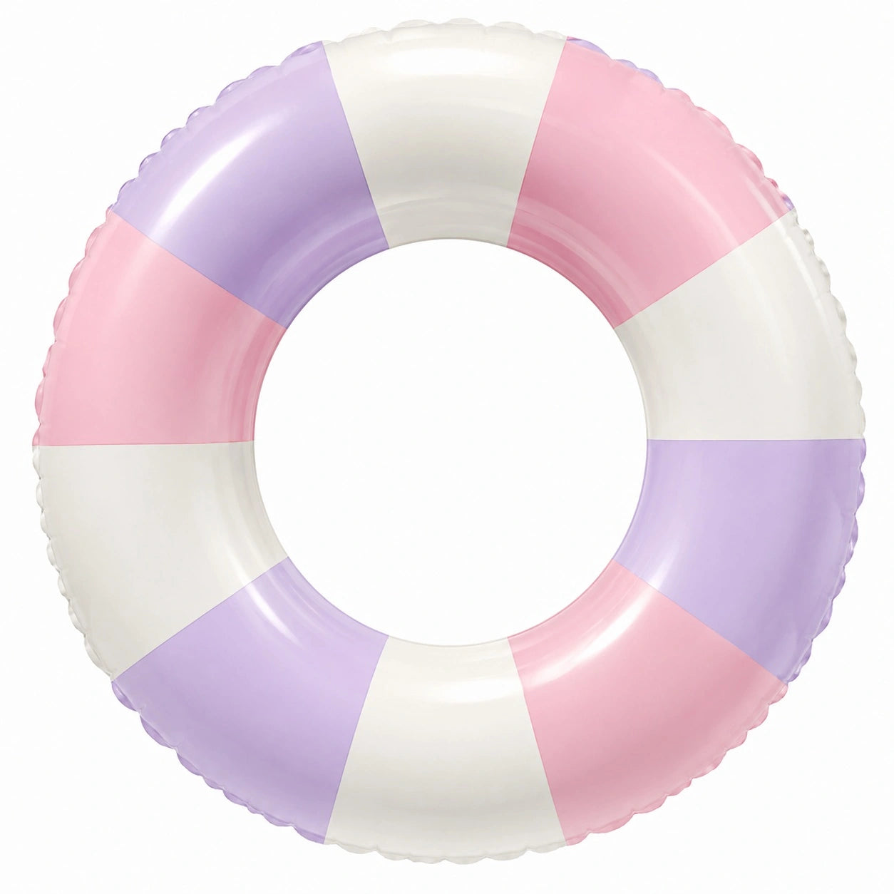 Aufblasbarer Schwimmring Pastell Lila/Rosa/Weiß 90 cm