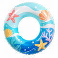 Aufblasbarer Kinder-Schwimmring mit Meeresmotiven, Blau