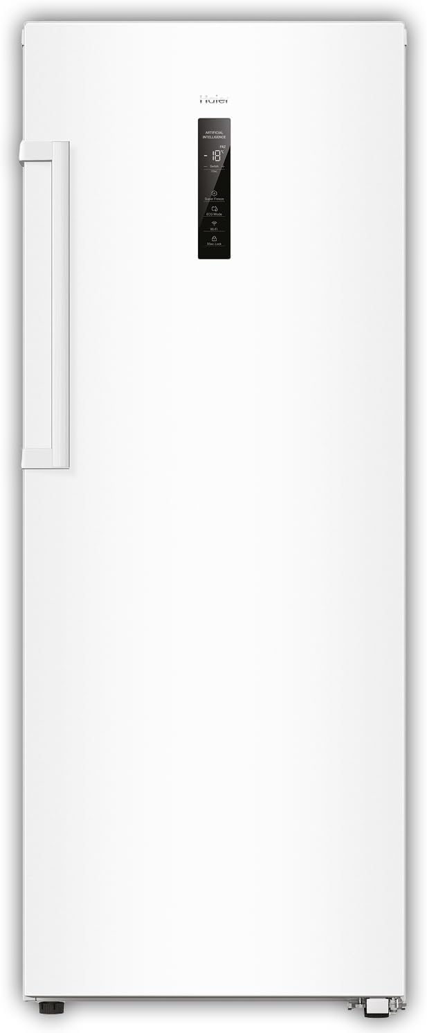 Haier Gefrierschrank, Maße (B x T x H): 59,8 × 73,7 × 153,5 cm, NoFrost, App-Steuerung, Stauraum, Abtauautomatik