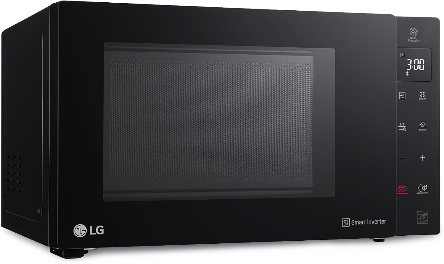 LG MH6535GIB Mikrowelle, 1150 W, Grill mit 900 W, Maße (BxHxT): 47,6 × 27,2 × 38,7 cm, Smart-Inverter-Technologie, Display