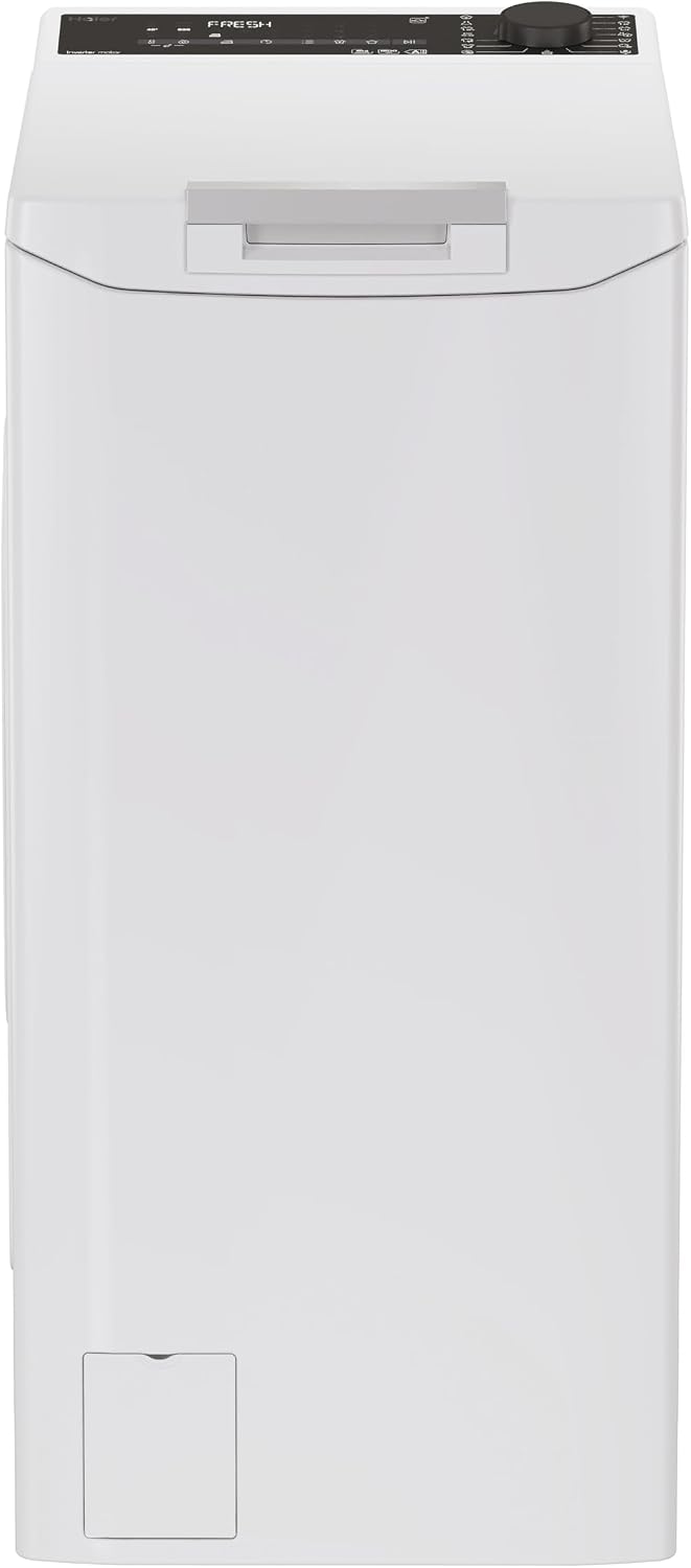 Haier T Serie 7, Waschmaschine, 8 kg, HxBxT 86 × 41 × 60 cm, App hon, App-Steuerung, Inverter, 1200 Umdrehungen, 16 Programme, THASN286TM5-S