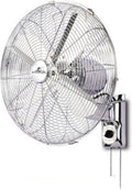 Generic Wandmontierter industrieller Retro-Ventilator, Metallmaterial (45,7 cm, mechanisch/Fernbedienung, Oszillation