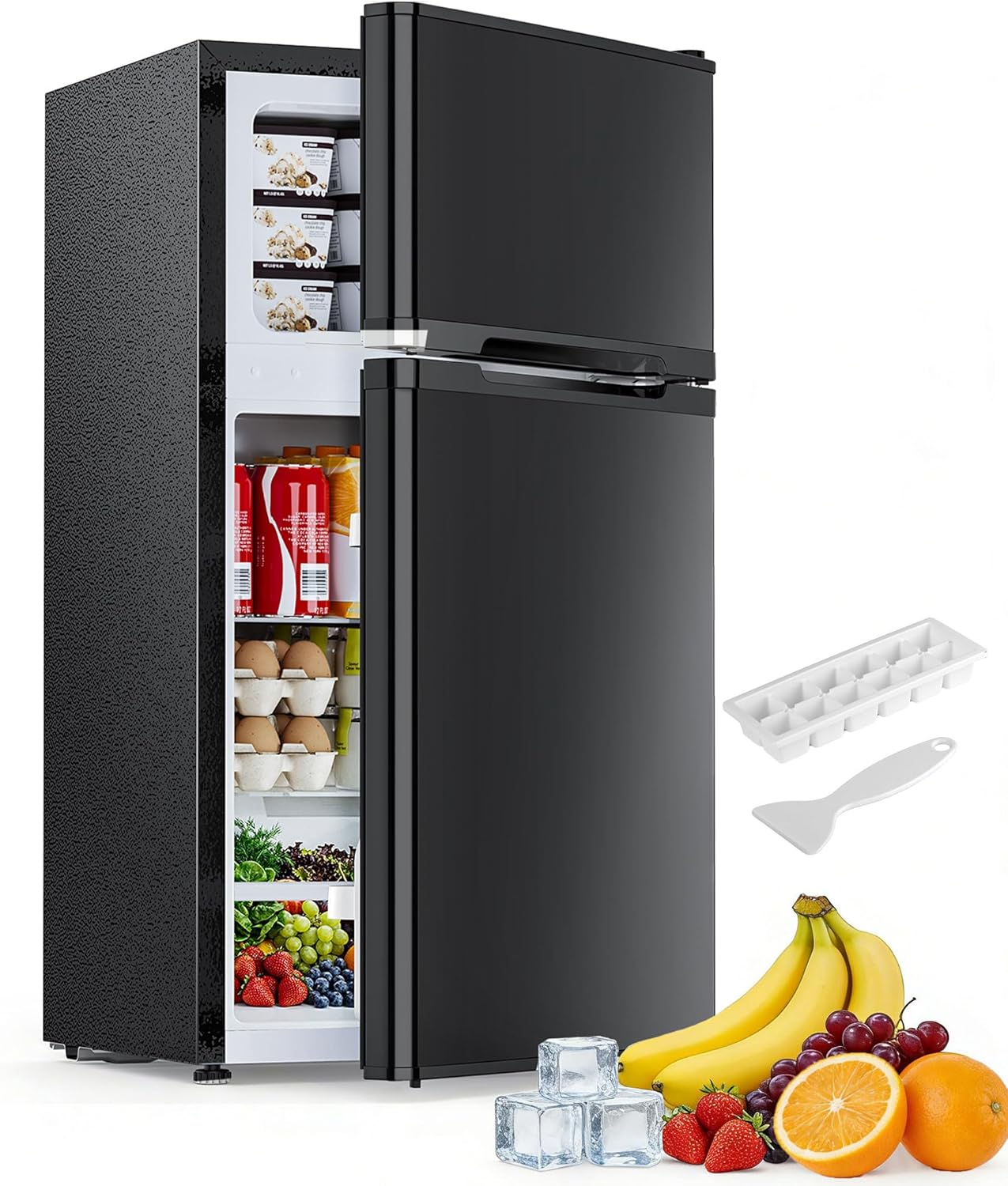 Electactic 2.5 Cu. Ft Mini Fridge with Freezer