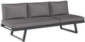 OUTLIV. Gartenloungesofa Lucca, 200 × 71 × 76 cm, wetterfest, Verstellbarer Sitzfläche, wetterbeständig