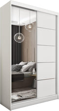 MEBLINI Kleiderschrank, 120 cm, 2 Türen