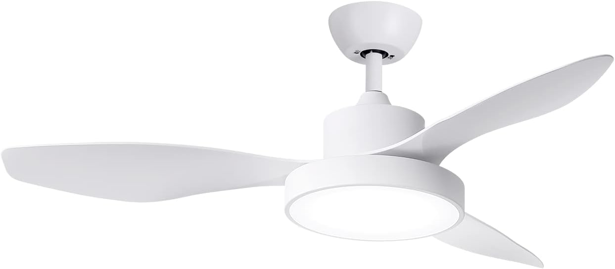 SPC Conforto DC Lite 2 Deckenventilator, 42 W DC-Motor leiser Betrieb und energiesparend, Ø 120 cm, 20 dB, WiFi für App-Steuerung, Oszillation