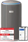 Philips PureProtect 3200 Serie: Intelligenter Luftreiniger, 15 dB, CADR 500 m³/h für 130 m², erfasst 99,97% Allergene (AC3210/12)