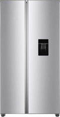 PKM SBS288-151EIXWD Side-by-Side Kühl-Gefrierkombination, 288 l Kühlen/151 l Gefrieren, NoFrost, Wasserspender, 39 dB, Inox