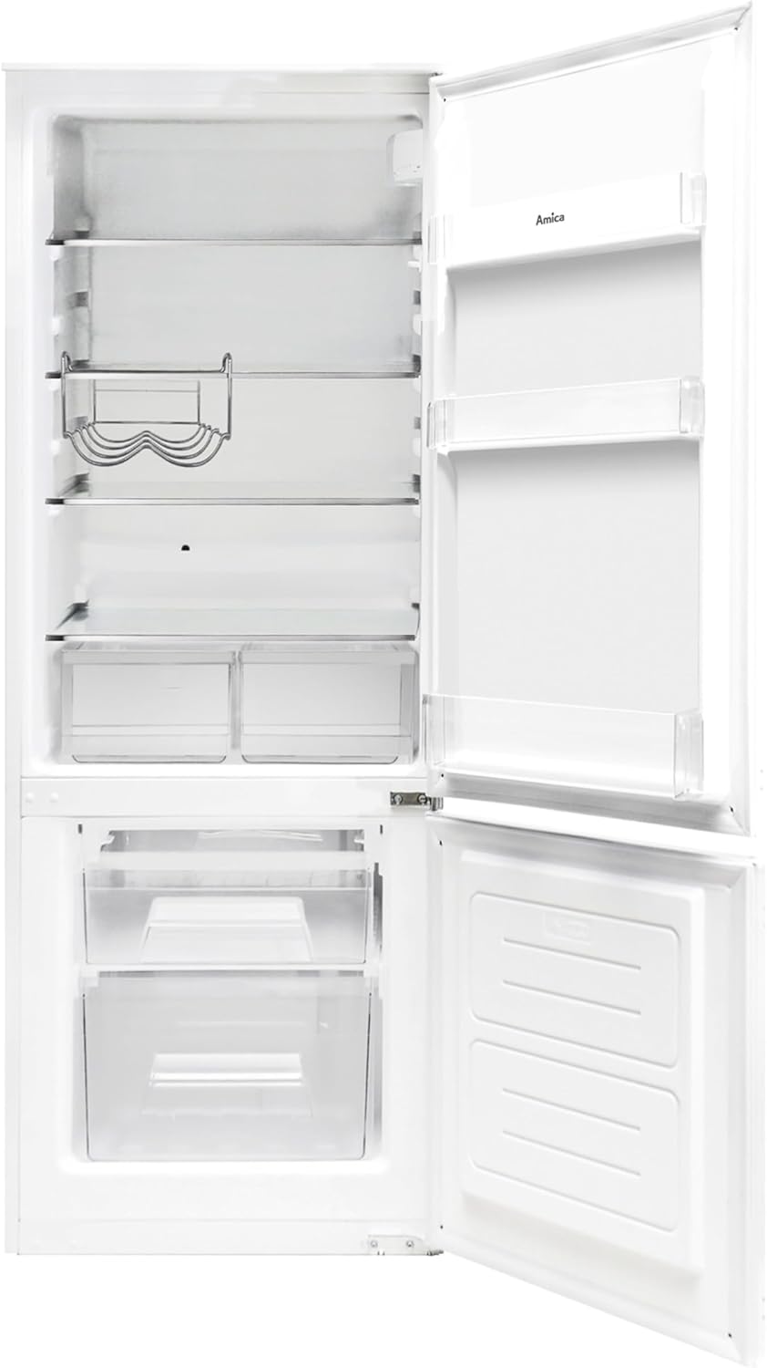 Amica Einbau Kühl Gefrierkombination für 145 cm Nische Schlepptür-Technik Tisch, Inverter