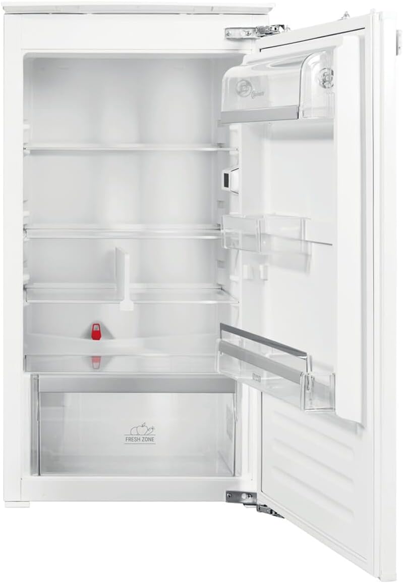 Bauknecht KSI 10VF2 Einbaukühlschrank mit Festtürmontage, elektronischer LED-Steuerung, 4 Glasablagen und Abtauautomatik