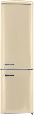 Retro Kühlschrank, Kühl-Gefrierkombination 244 L, 181 L, LED-Licht, LED-Beleuchtung, verstellbar