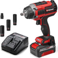 Einhell Professional Akku-Schlagschrauber IMPAXXO 18/450 (1 × 4,0Ah) Power, LED-Beleuchtung, 450 Nm, 4 Ah Akku