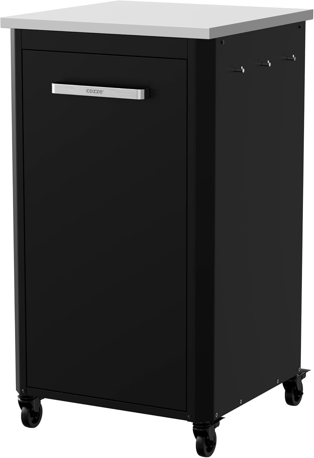 cozze Outdoor Küche Grill, H110 cm, Stauraum & Haken, Edelstahl Arbeitsplatte, Wetterfest & Robust, wetterbeständig