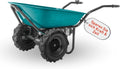 Extol Industrial Elektrische Schubkarre mit Akku I 100L Mulde, Stauraum, Akku Schubkarre 80L Akku Schubkarre 100L