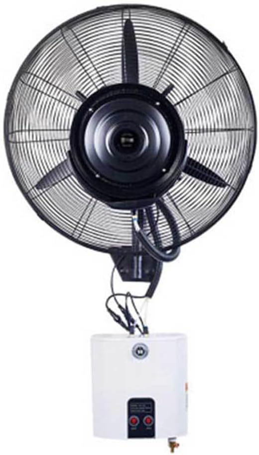 Industrieller Wandventilator, Oszillation, Oszillierender Wandventilator mit 15L Wassertank, 3 Geschwindigkeitsstufen