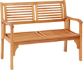 Dehner Klappbank Douglas Gartenbank, ca. 119 × 62 × 90 cm, 2-Sitzer, zertifiziertem Akazienholz, klappbar
