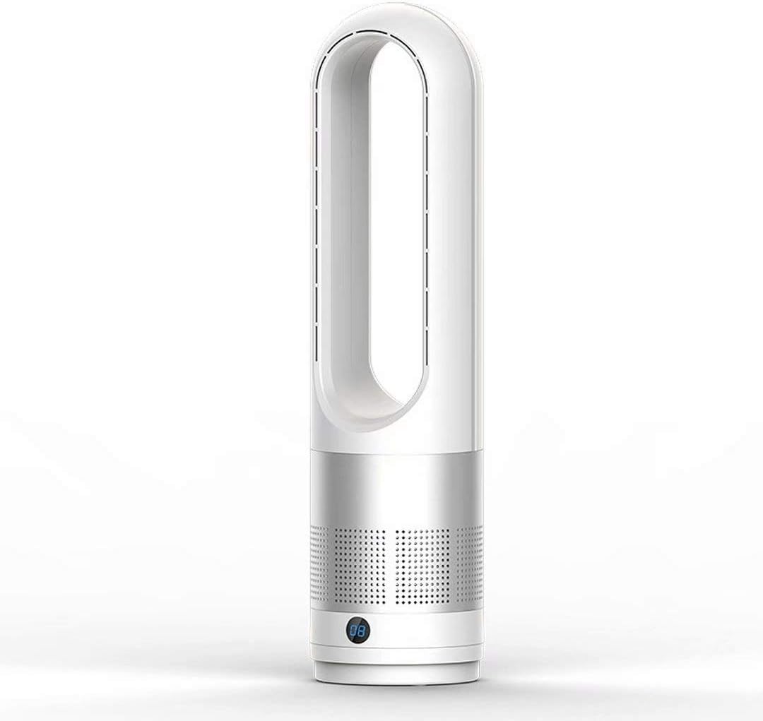 Bladeless 18 Zoll Moderner Ventilator, 30 dB, Blattloser Elektrischer Schreibtischventilator mit Fernbedienung, Timer, Oszillation