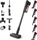 PHILIPS SpeedPro Max Kabelloser Stielstaubsauger 7000 Serie, 4 LED-Aufsätze (XC7065/01), 360 Kraftvolle Saugkraft, Max. 80 Min