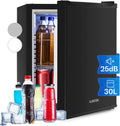 Klarstein Mini Kühlschrank, 30L Mini-Kühlschrank für Getränke & Kosmetik, Kühlschrank Klein & Leise, Verstellbare Ablagen