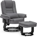 M MCombo Relaxsessel mit Liegefunktion, bis 120 Kg Belastbarer TV-Sessel für Wohnzimmer, 360 Drehbarer Fernsehsessel, 9099 (Mikrofaser, verstellbar