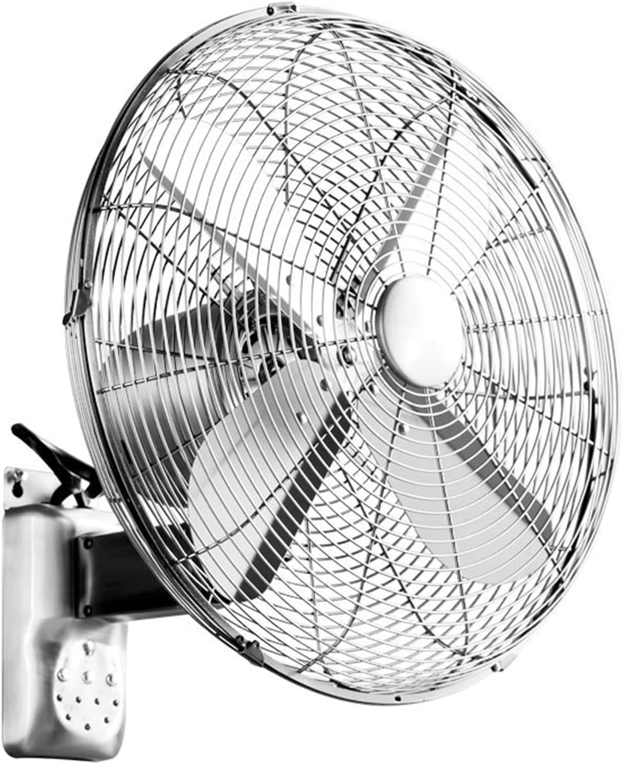 Wandventilator Mit Fernbedienung, Einstellbarer Oszillation, 3 Geschwindigkeitsstufen Und Timer, Fernbedienung, A-16 Zoll, C-18 Zoll