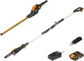 Worx 18 V (20 V MAX) Akku-Teleskop-Heckenschere PowerShare Tisch, 2,0 Ah Akku, verstellbar