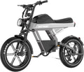 HITWAY E-Bike Fahrrad, 250 W Motor bis 25 km/h, App-Steuerung, Stauraum, 20 × 4,5 Zoll Fette Reifen Pedelec, 48V 25Ah Akku, Reichweite 80-100 km